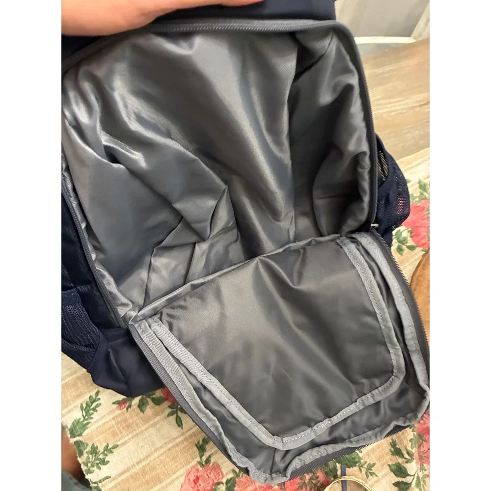 Under Armour Undeniable Baseball Softball Backpack Bat Bag Navy Blue EUC